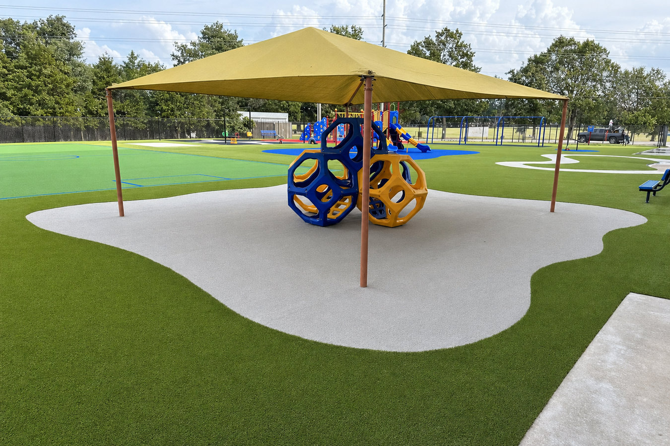 Turf for playgrounds in Pacifica, CA